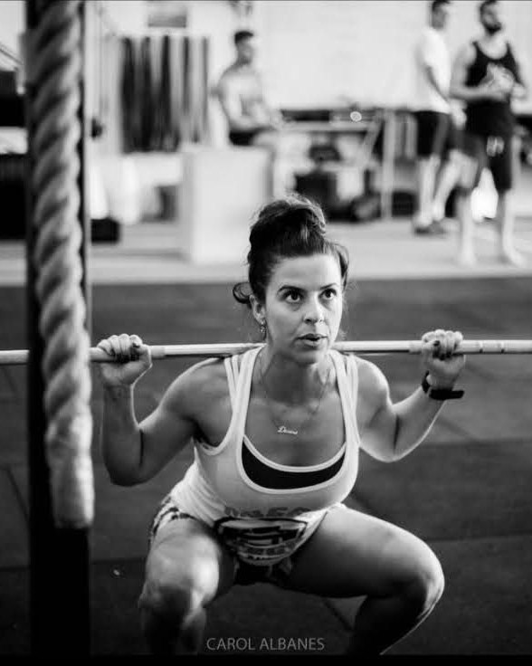 Daiane Nascimento treinando